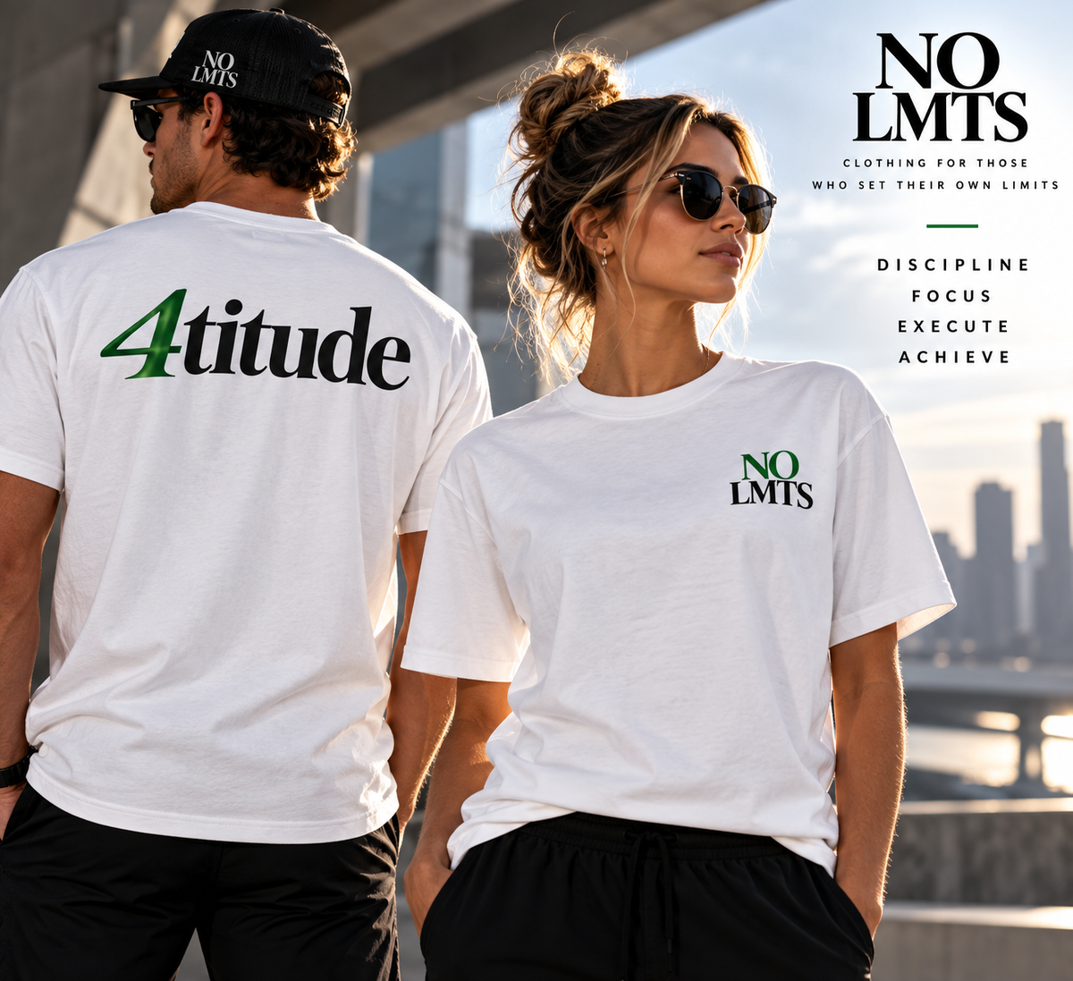 4titude NO LMTS Unisex Max Heavyweight Short Sleeve Tee