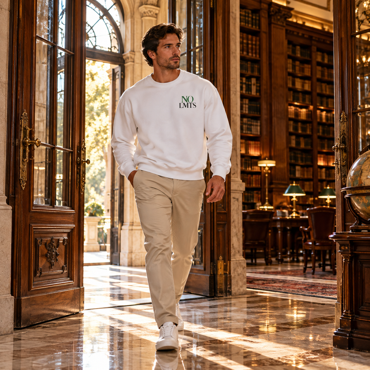 Classic NO LMTS Champion Sweatshirt