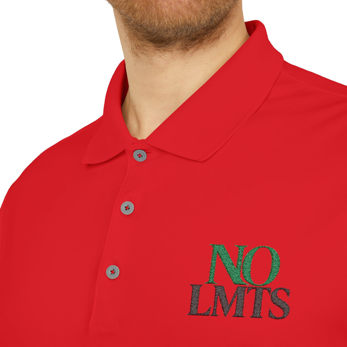 NO LMTS Classic Adidas Embroidered Performance Polo