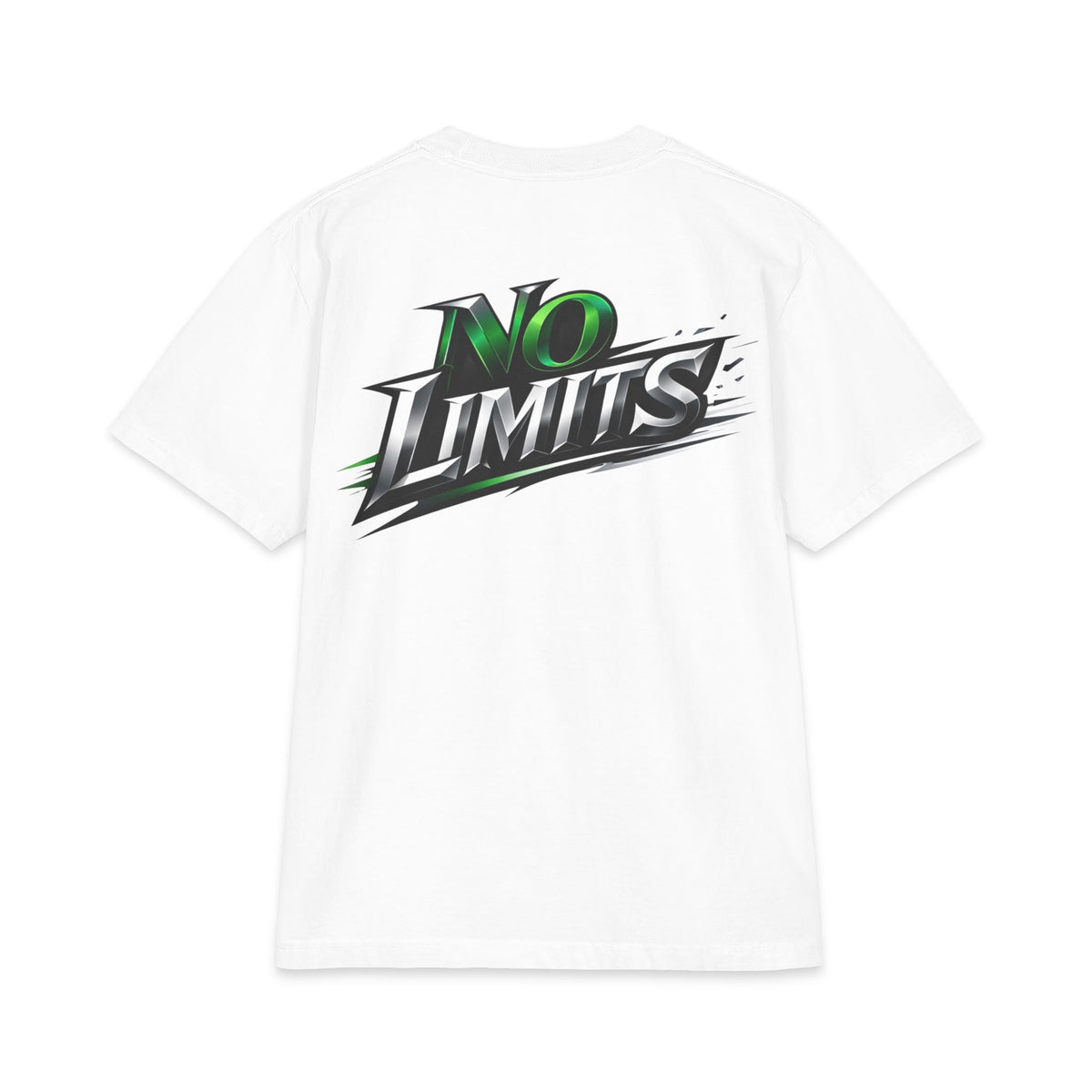 Traditional NO LMTS Logo Unisex Max Heavyweight Short Sleeve Tee