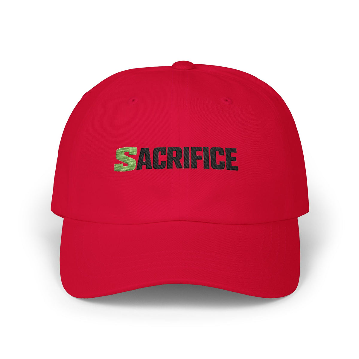 "Sacrifice" Embroidered Classic No LMTS Cap