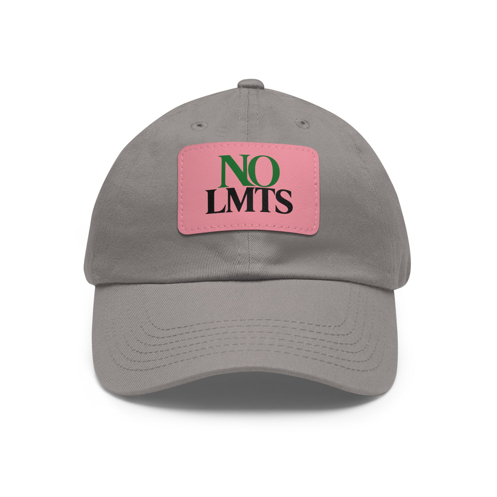 "NO LMTS" Leather Patch (Rectangle) Classic Cap