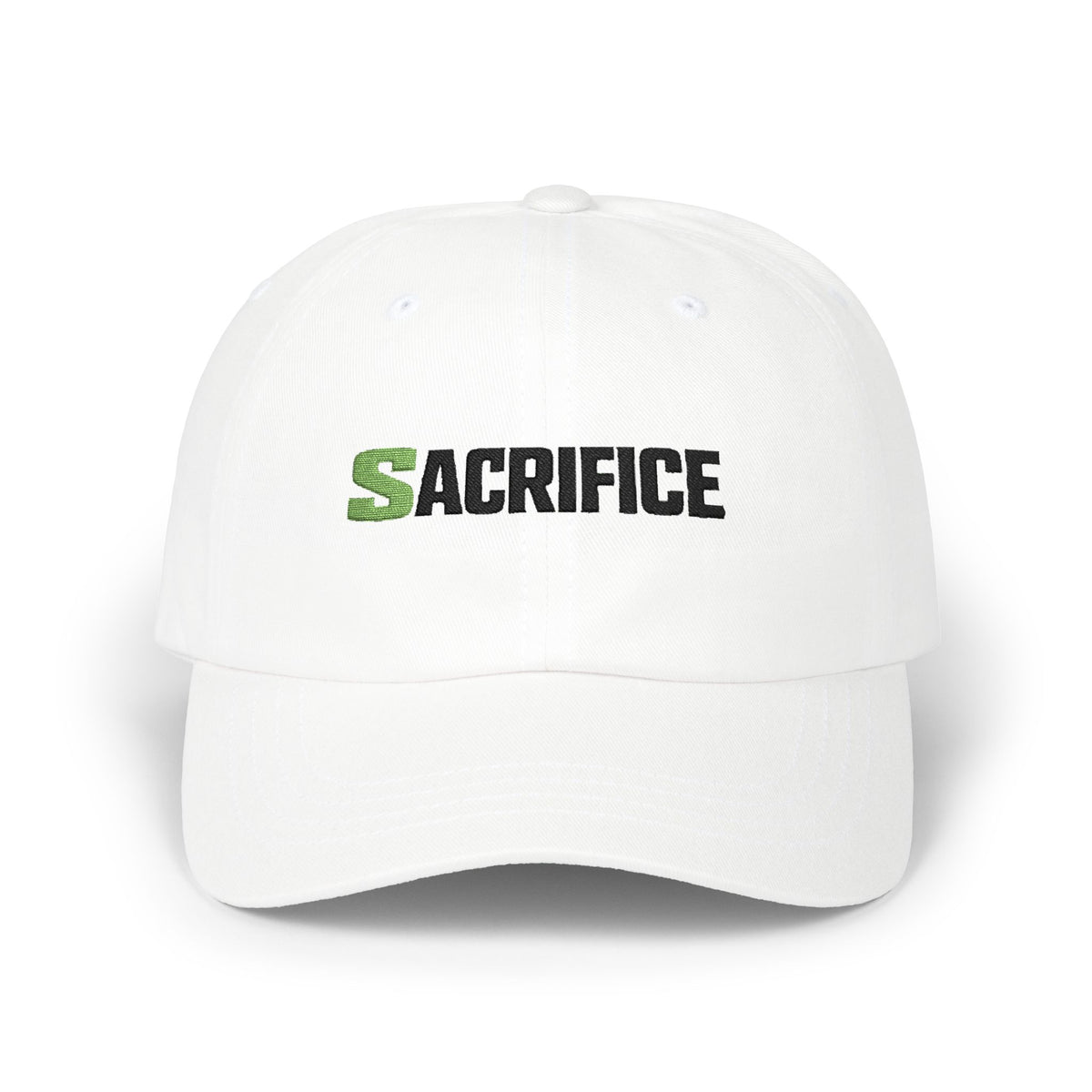 "Sacrifice" Embroidered Classic No LMTS Cap