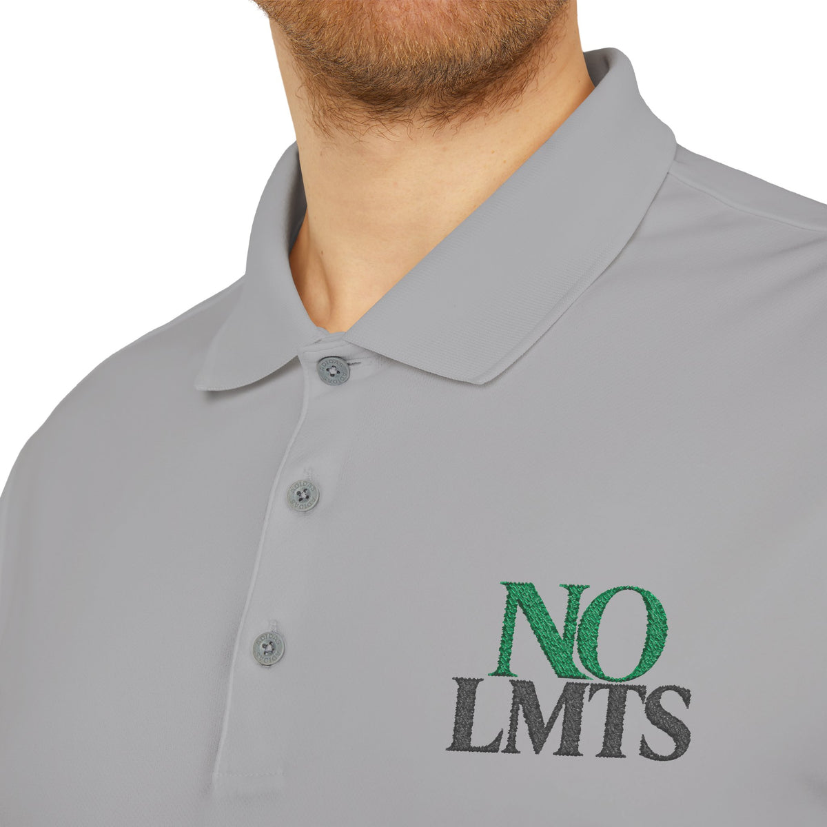 NO LMTS Classic Adidas Embroidered Performance Polo