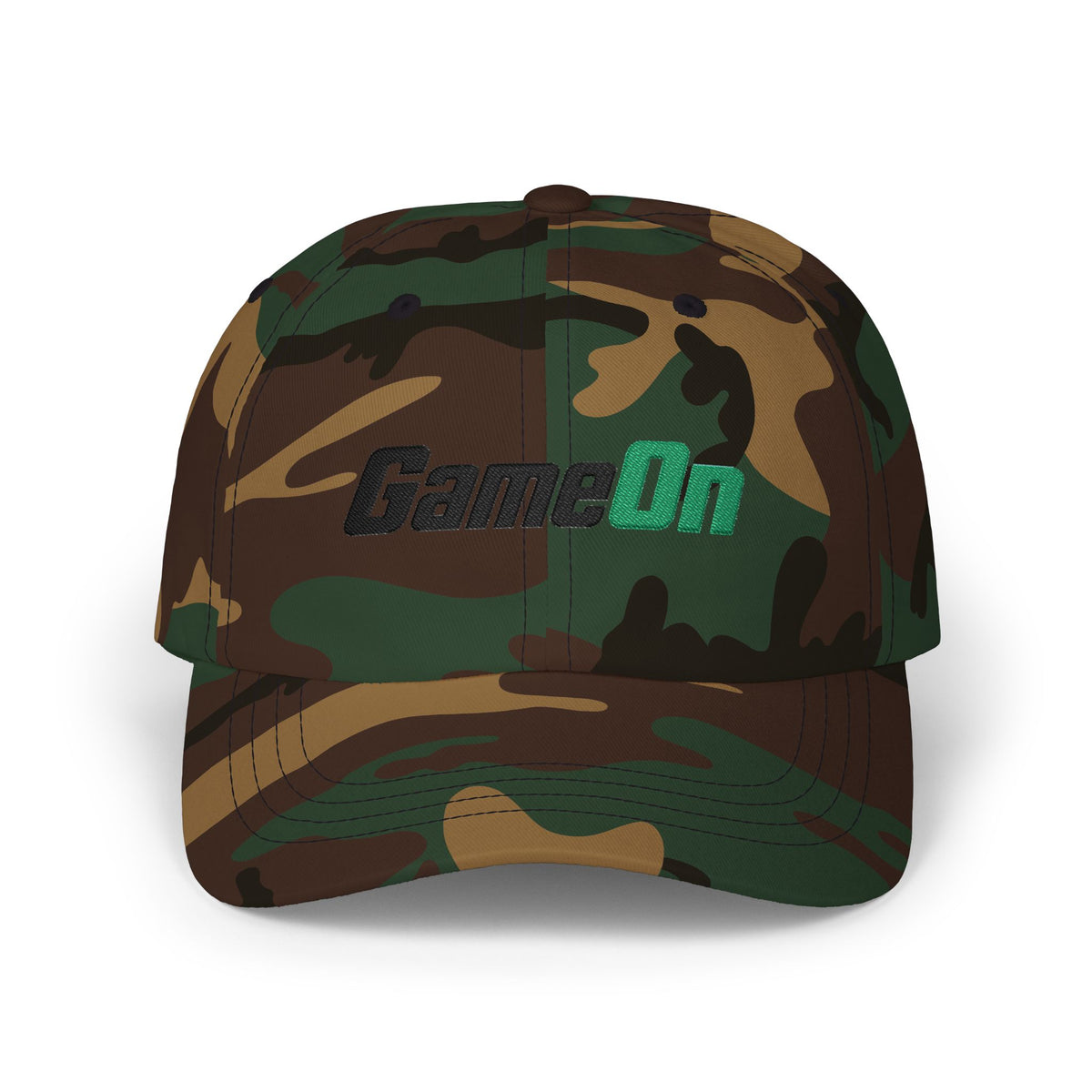 "GameOn" Classic Embroidered NO LMTS Cap — with NL Accent