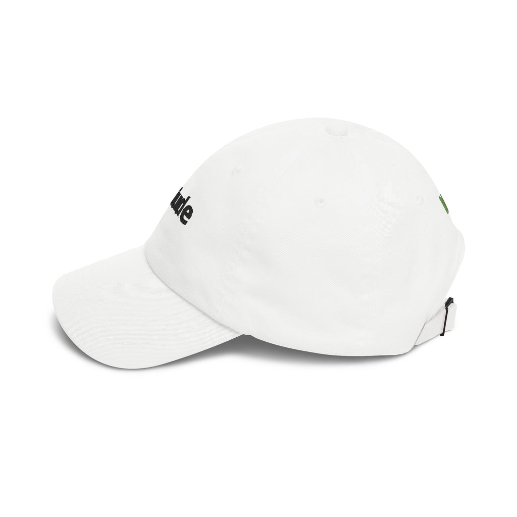 "4titude" Embroidered Classic Green Accent Cap — with "NL" Back Logo