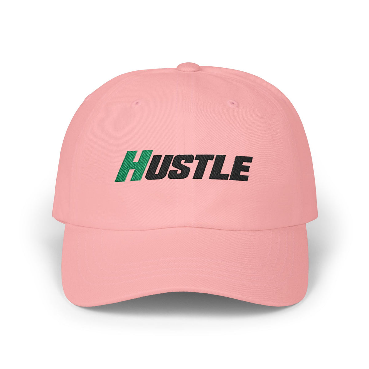 "Hustle" Embroidered NO LMTS Classic Cap