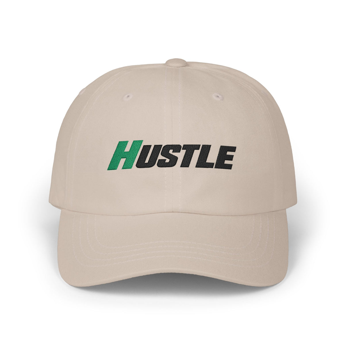 "Hustle" Embroidered NO LMTS Classic Cap