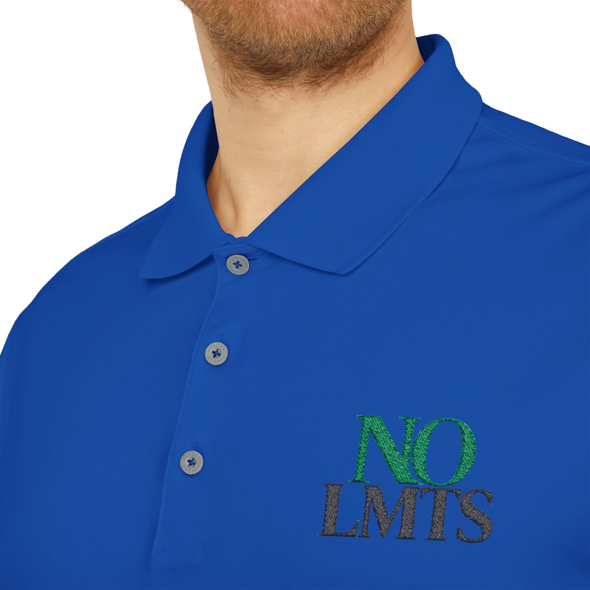 NO LMTS Classic Adidas Embroidered Performance Polo