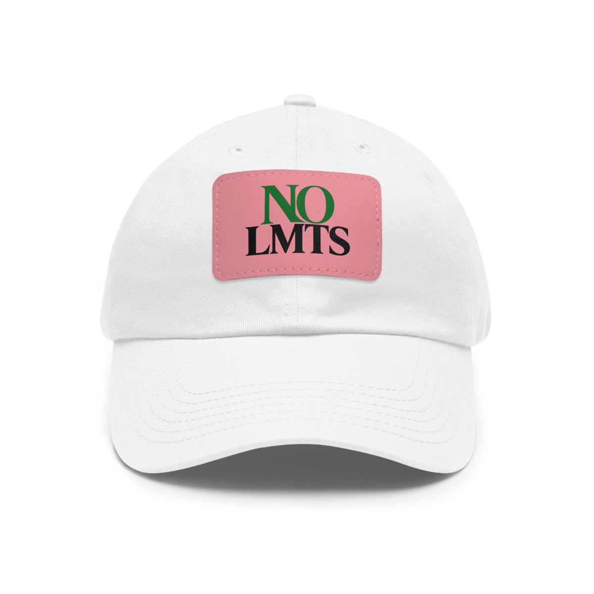 "NO LMTS" Leather Patch (Rectangle) Classic Cap