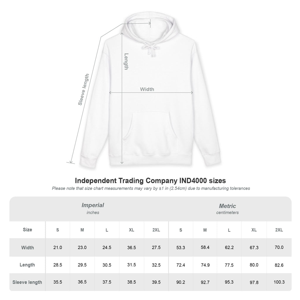 Never Fold NO LMTS Unisex Heavyweight Hooded Sweatshirt