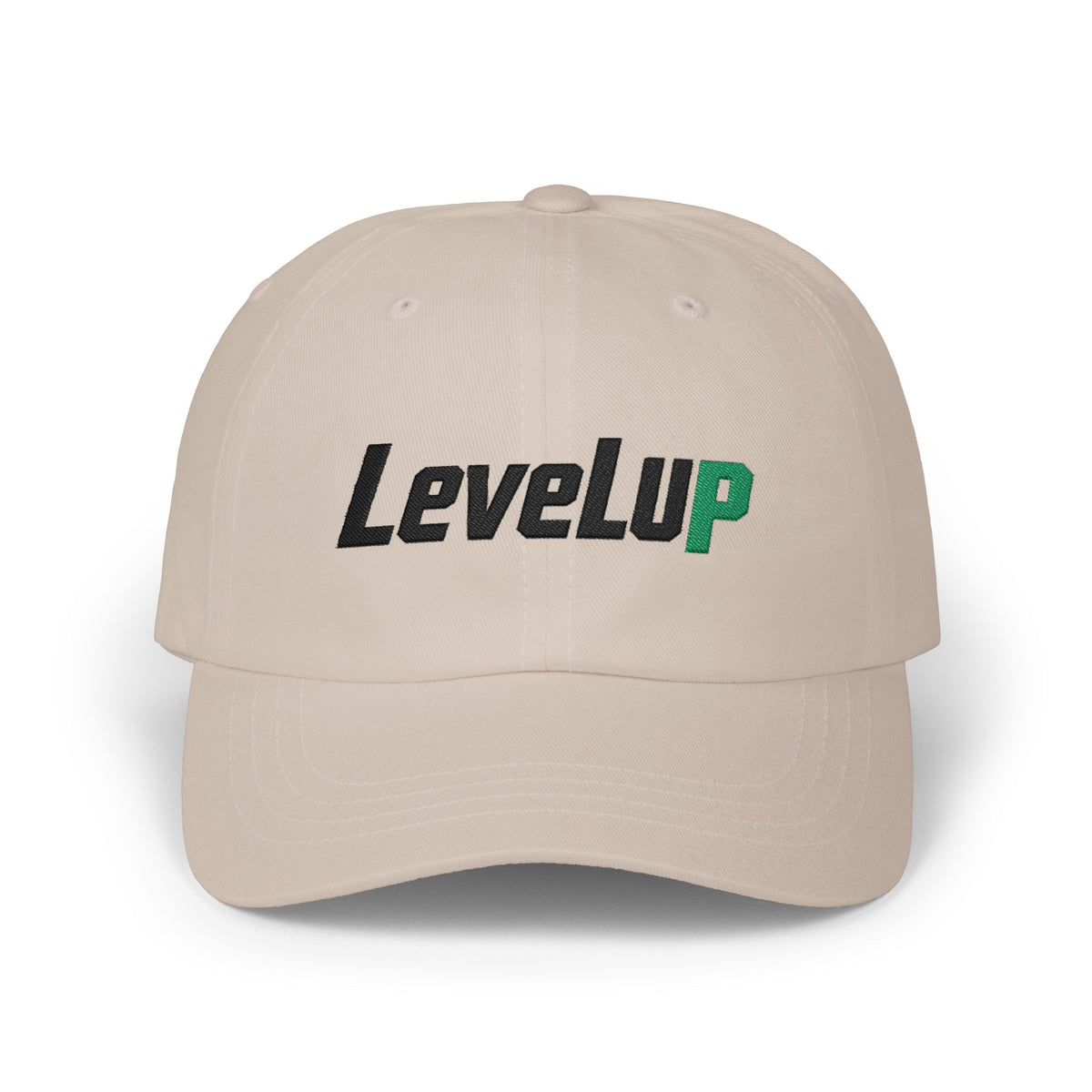 "LevelUp" Classic Embroidered NO LMTS Cap - with NL Accent