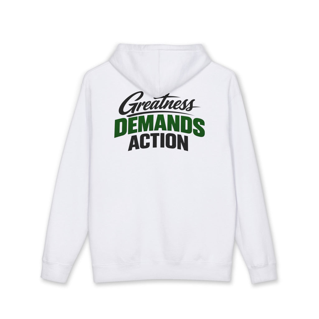 Greatness Demands Action No LMTS Unisex Heavyweight Hooded Sweatshirt