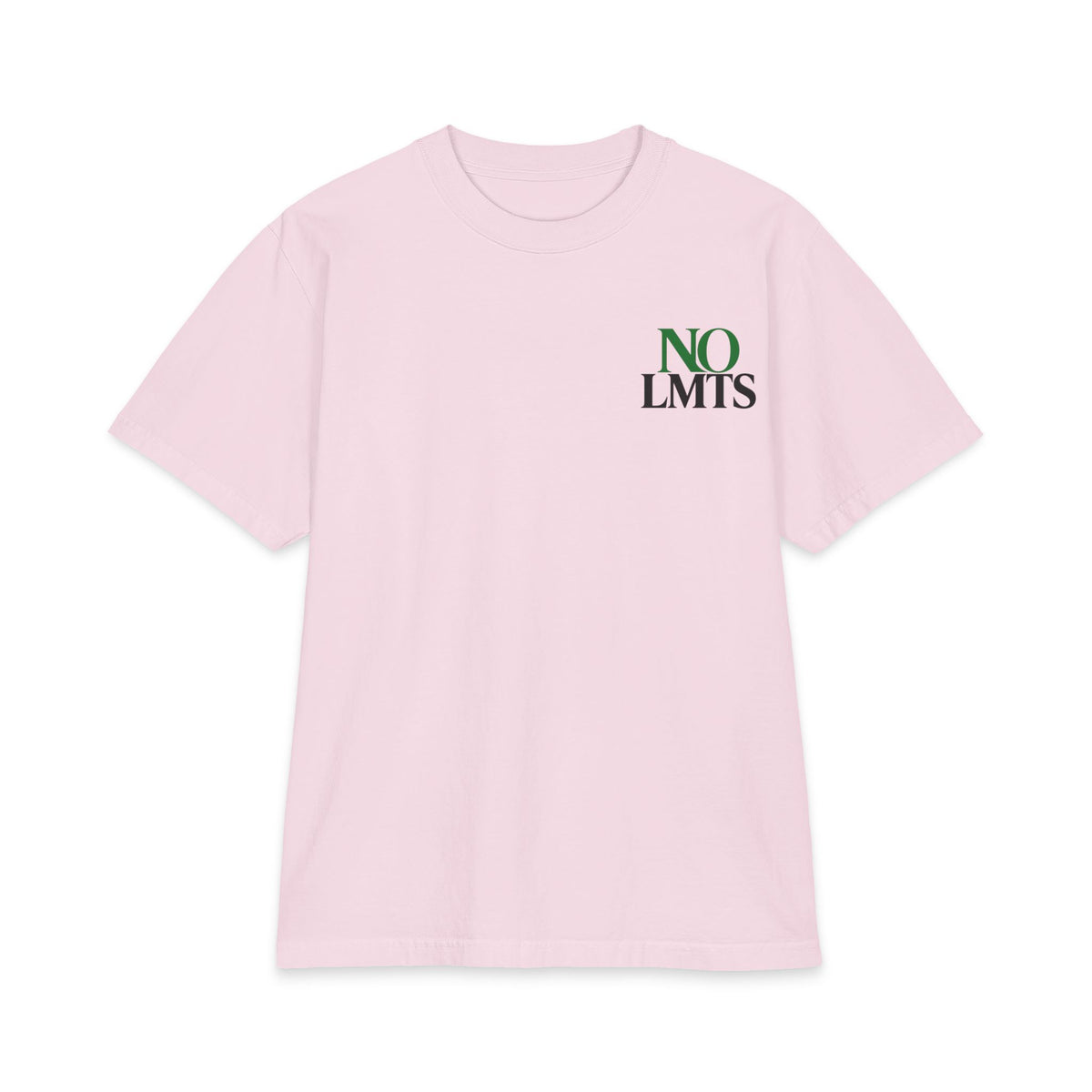 Traditional NO LMTS Logo Unisex Max Heavyweight Short Sleeve Tee