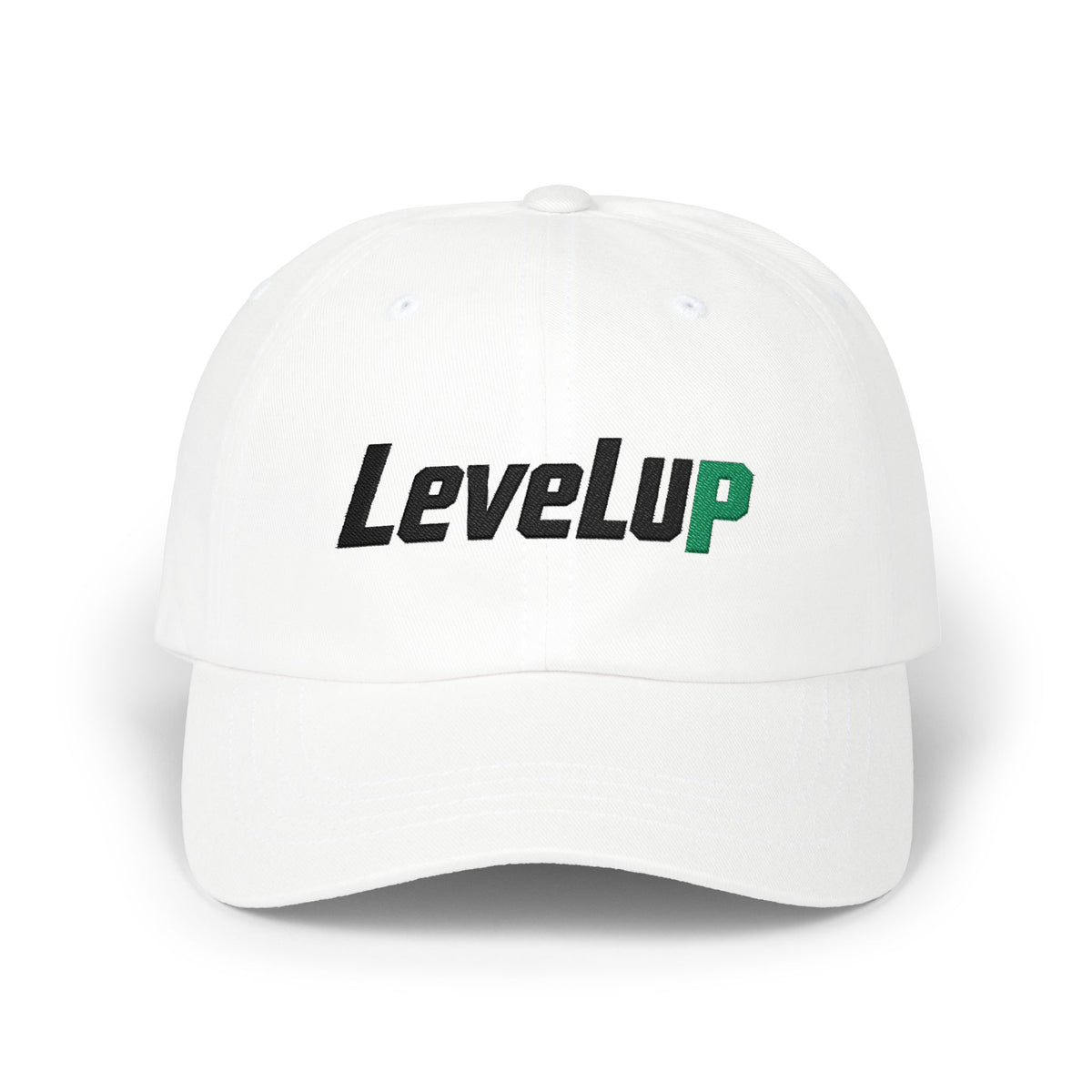 "LevelUp" Classic Embroidered NO LMTS Cap - with NL Accent