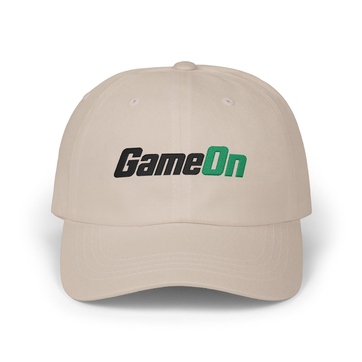 "GameOn" Classic Embroidered NO LMTS Cap — with NL Accent