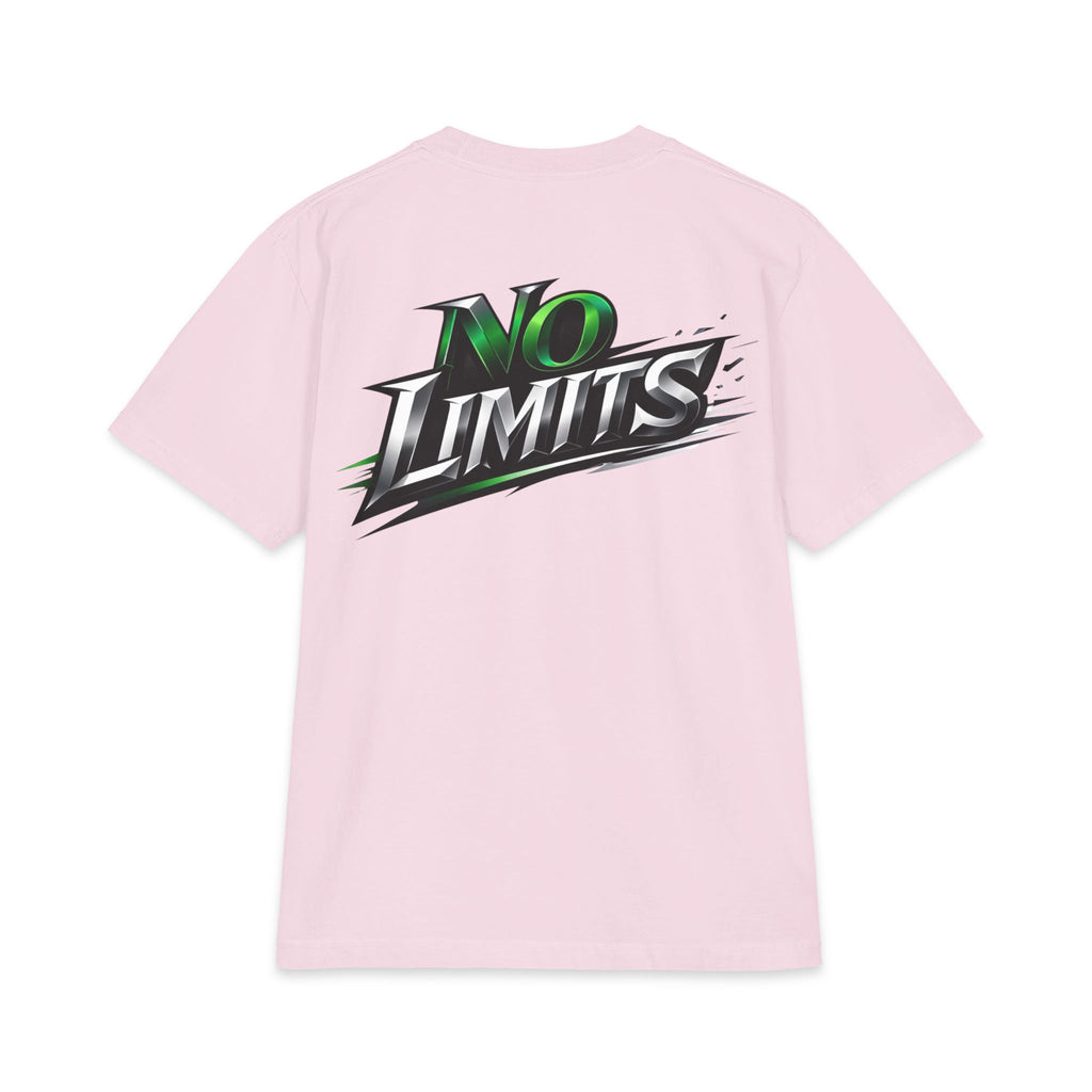 Traditional NO LMTS Logo Unisex Max Heavyweight Short Sleeve Tee
