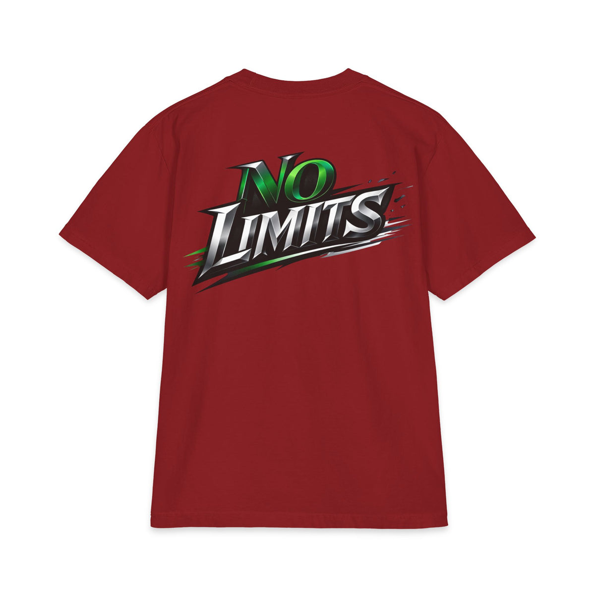 Traditional NO LMTS Logo Unisex Max Heavyweight Short Sleeve Tee