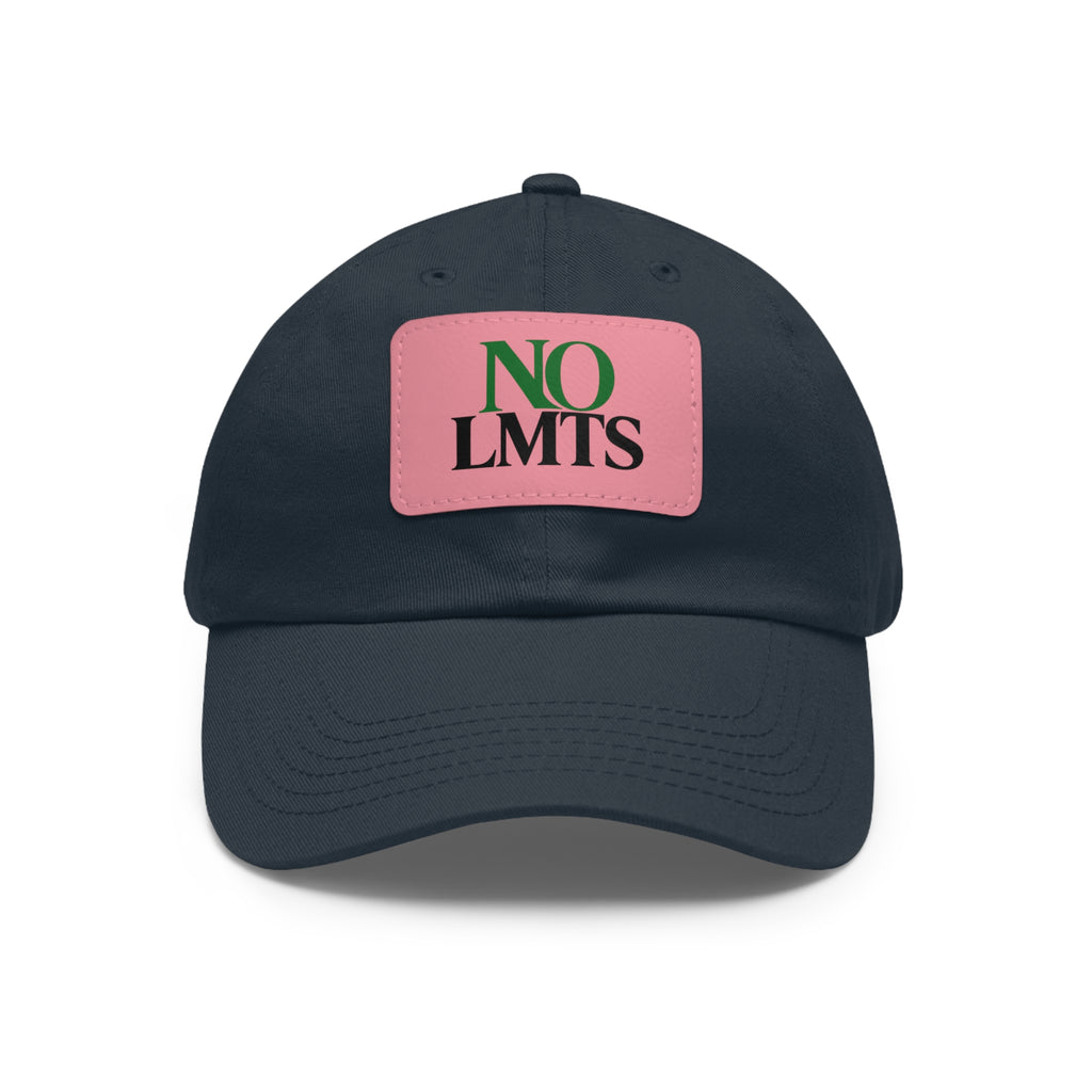 "NO LMTS" Leather Patch (Rectangle) Classic Cap