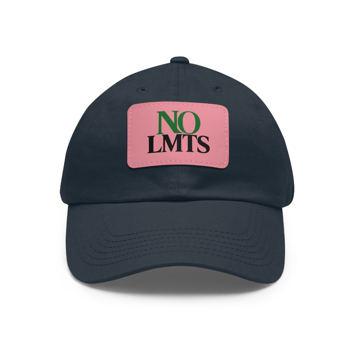 "NO LMTS" Leather Patch (Rectangle) Classic Cap