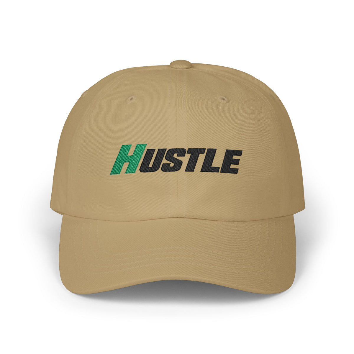 "Hustle" Embroidered NO LMTS Classic Cap