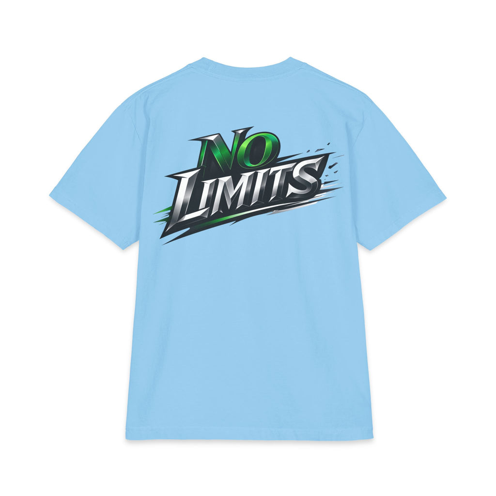 Traditional NO LMTS Logo Unisex Max Heavyweight Short Sleeve Tee