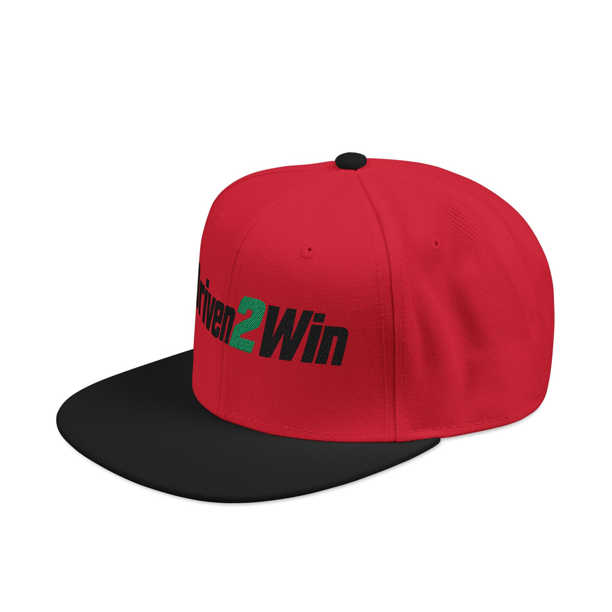 "Driven 2 Win" - Embroidered NO LMTS Snapback Cap