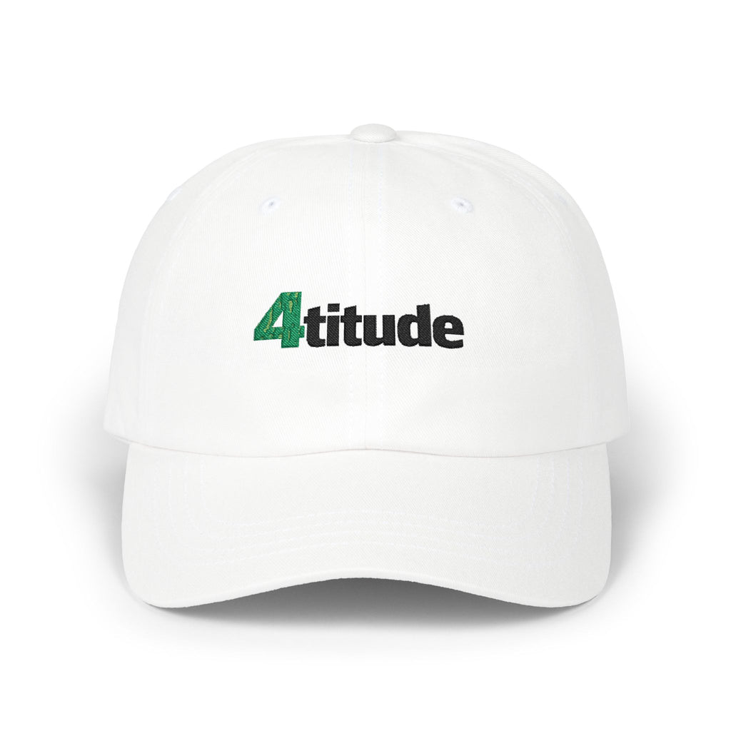 "4titude" Embroidered Classic Green Accent Cap — with "NL" Back Logo